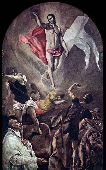 GRECO, El The Resurrection oil painting picture
